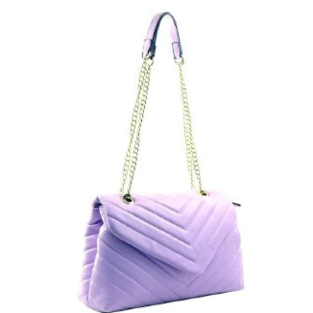 Fall Collection - Lavender Shoulder Handbag For Women